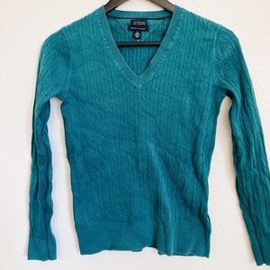 teal tommy hilfiger sweater